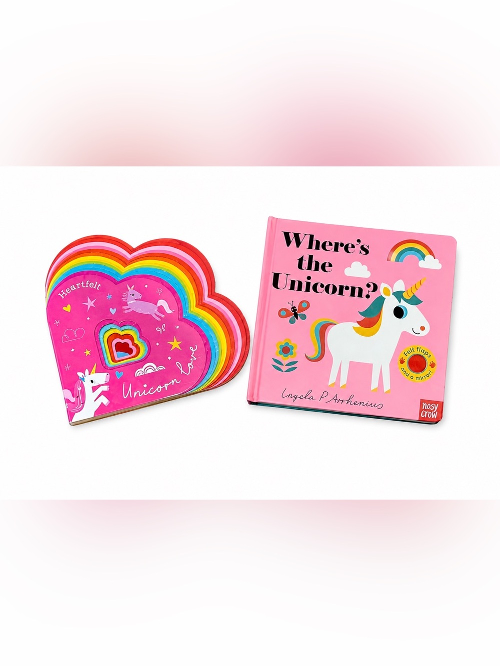 Unicorn Book Bundle Heartfelt Rainbow Love Book + Where’s the Unicorn
